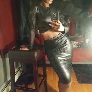 FETISH FAUX LEATHER 2 pc